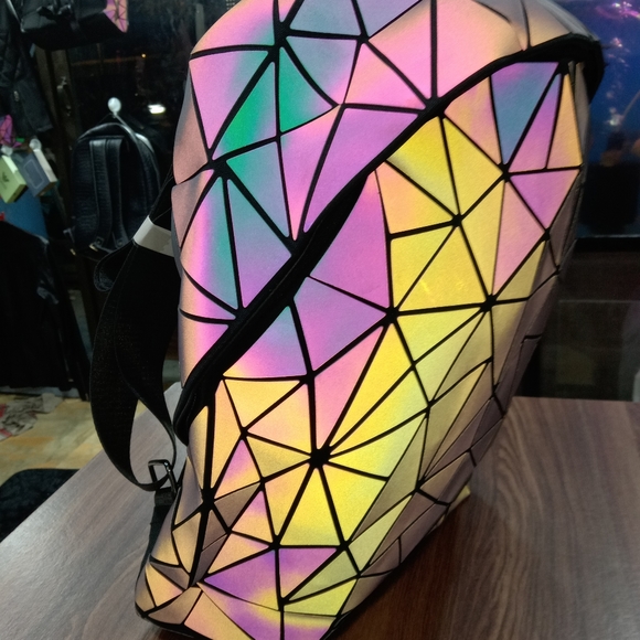 Holographic radium College backpack school bag for boys & girls - Picture 6 of 6